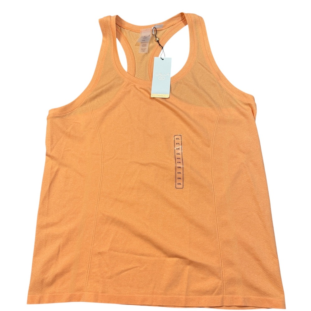 NWT CALIA by Carrie Underwood Tank‎ Top Athletic Racerback Orange XXL